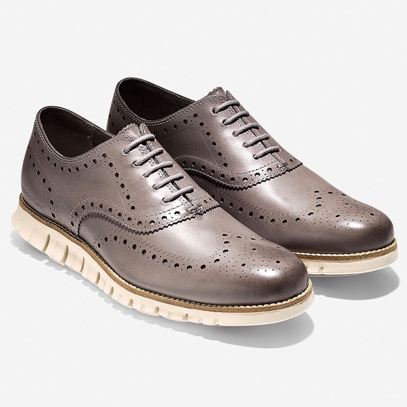 Cole Haan Other - NEW Men’s Cole Haan ZEROGRAND Wing Tip Gray Shoes
